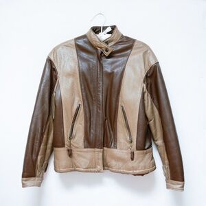Soft Leather Jacket with insulation, XS size
